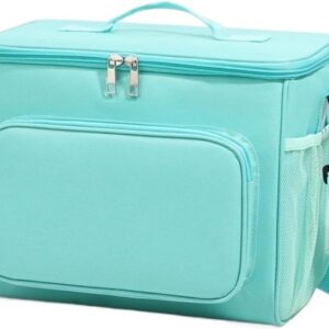 Insulated Lunch Bag for Women, Leakproof Cooler Bag with Shoulder Strap for Work School Picnic Travel, Green