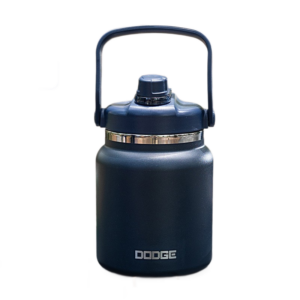 Blue 3L Large Capacity Insulated Water Jug - SUS304 Stainless Steel - Double Wall Vacuum Flask with Carry Handle - Leakproof Cold Brew Coffee Iced Tea Camping Gym Outdoor Sports