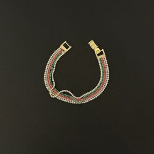 Bracelet 1621 Vintage Dopamine Style | Christmas Iridescent Party Gift | Shimmering Iridescent Vintage Bracelet Occasion Jewelry