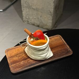 Lovely Unique Sack‑Shaped Ceramic Mug | Halloween Tableware Gift | Milky White Sack Water Cup 201‑300ml Single Cup