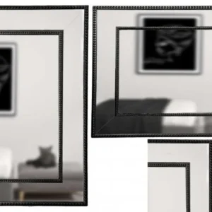 Luke Traditional Mirror Black