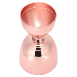 Stainless Steel Double Head Cocktail Jigger Mixer Bartending Tool for Home Bar Party AccessoryRose Gold