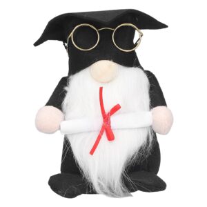 Graduation Gnome Doll Small Gnome Ornament Faceless Doll with Beard for Graduation Decoration