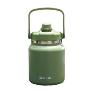 Green 3L Large Capacity Insulated Water Jug - SUS304 Stainless Steel - Double Wall Vacuum Flask with Carry Handle - Leakproof Cold Brew Coffee Iced Tea Camping Gym Outdoor Sports